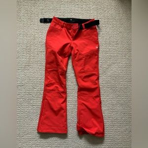 Obermeyer red ski pants. Size 8.